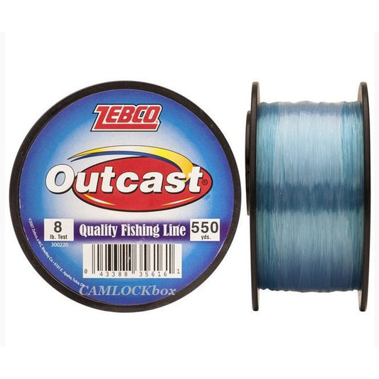Zebco Outcast Monofilament 8LB Fishing Line