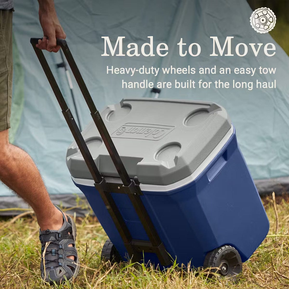 Coleman 316 Series 65qt Chest Cooler with Wheels