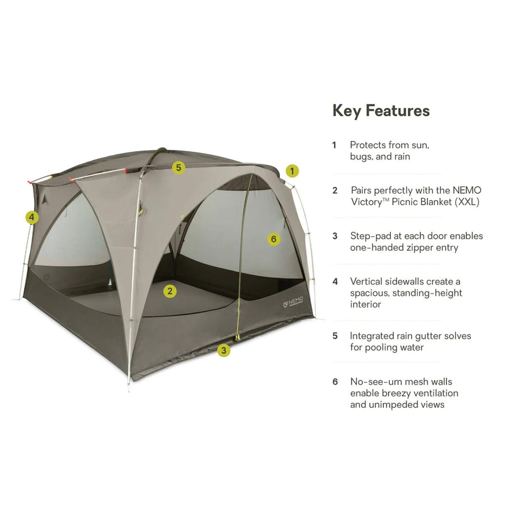 Nemo Equipment Victory Screenhouse Camp Shelter
