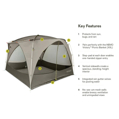 Nemo Equipment Victory Screenhouse Camp Shelter