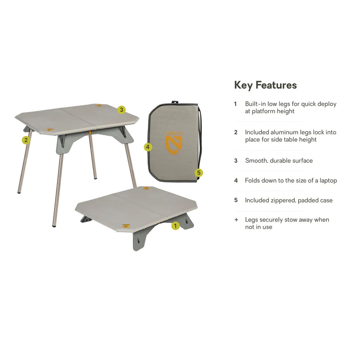 Nemo Moonlander Dual Height Table