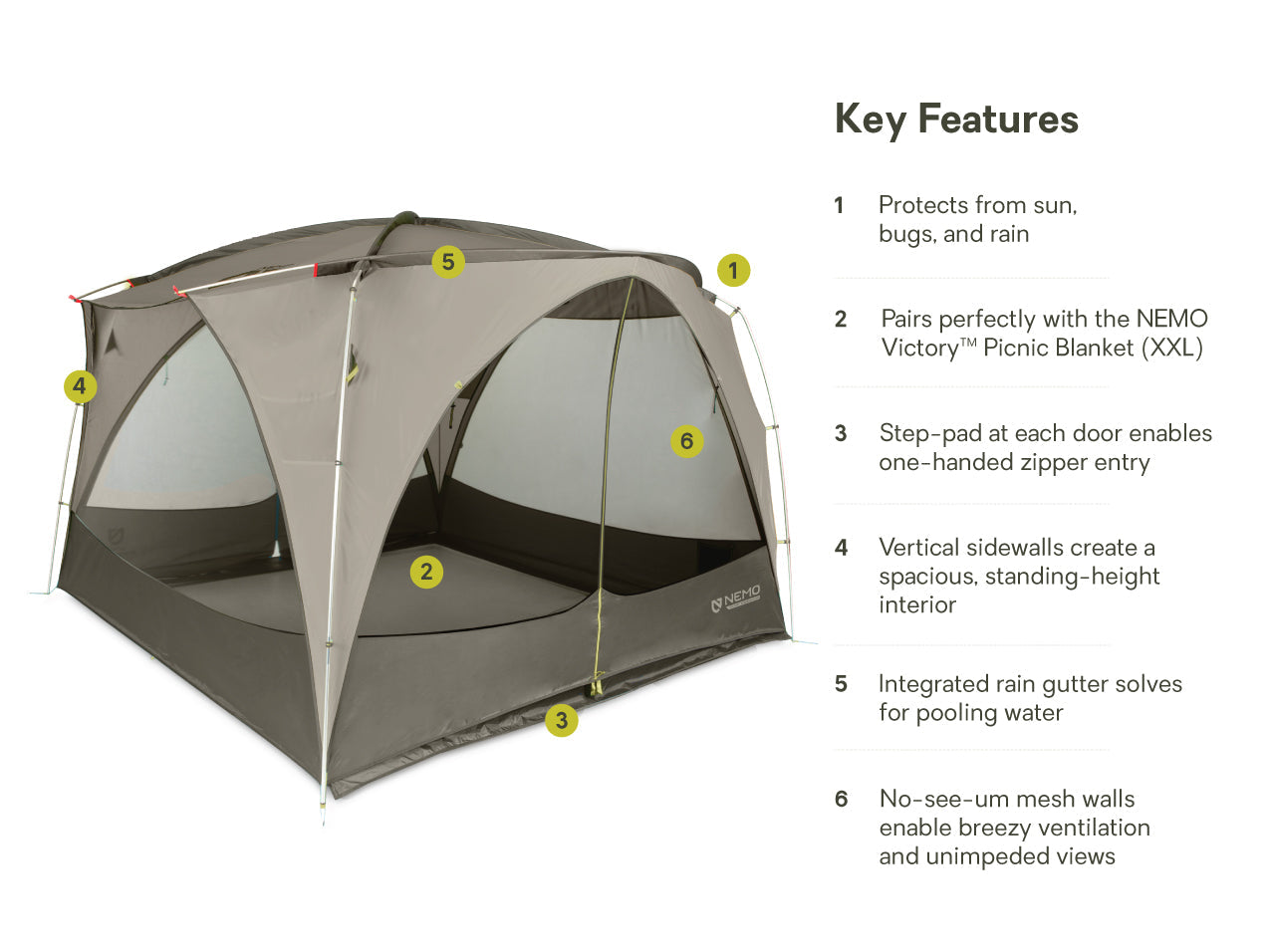 Victory™ Screenhouse Camp Shelter