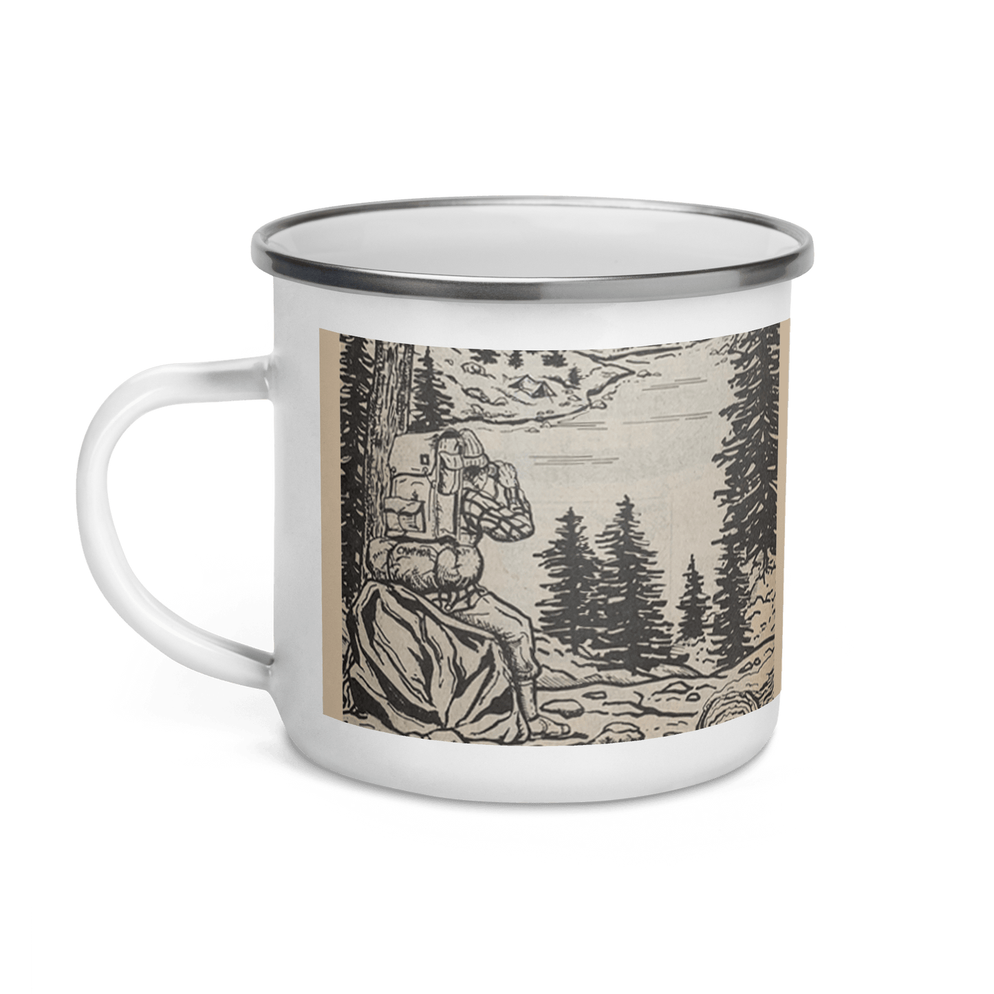 Campmor 1982 Catalog Enamel Mug