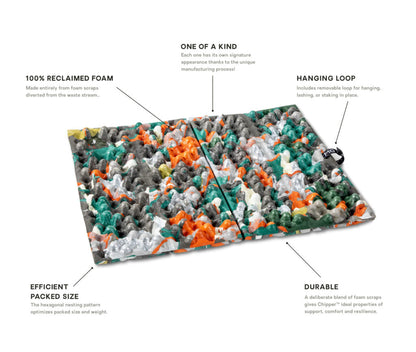 Chipper™ Reclaimed Closed-Cell Foam Seat