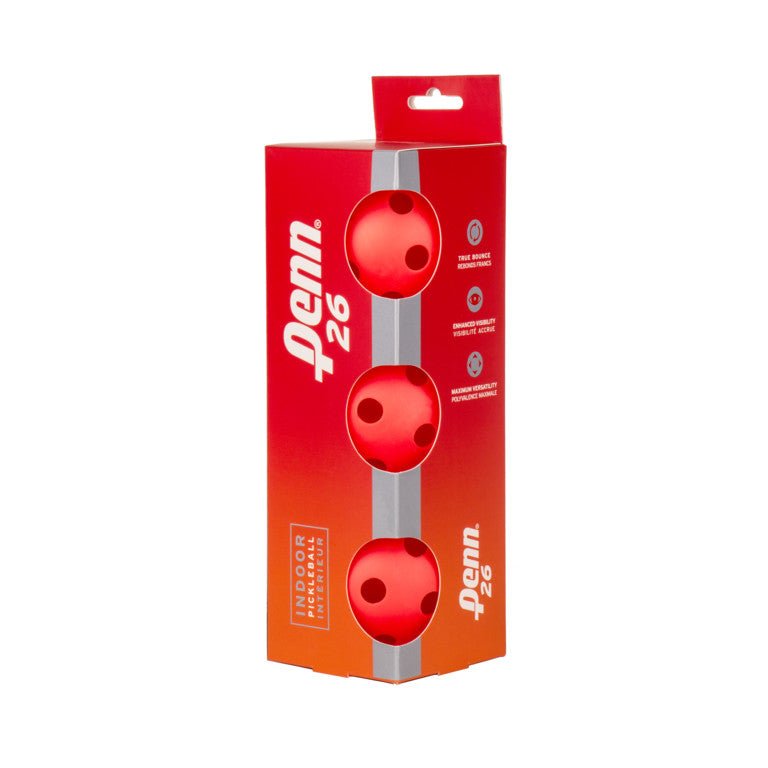 HEAD PENN 26 Indoor Pickleballs - 557013 (3pcs)