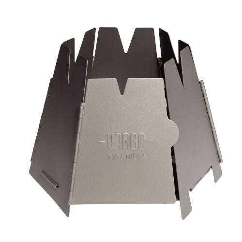 Titanium Hexagon Wood Stove by Vargo Outdoors