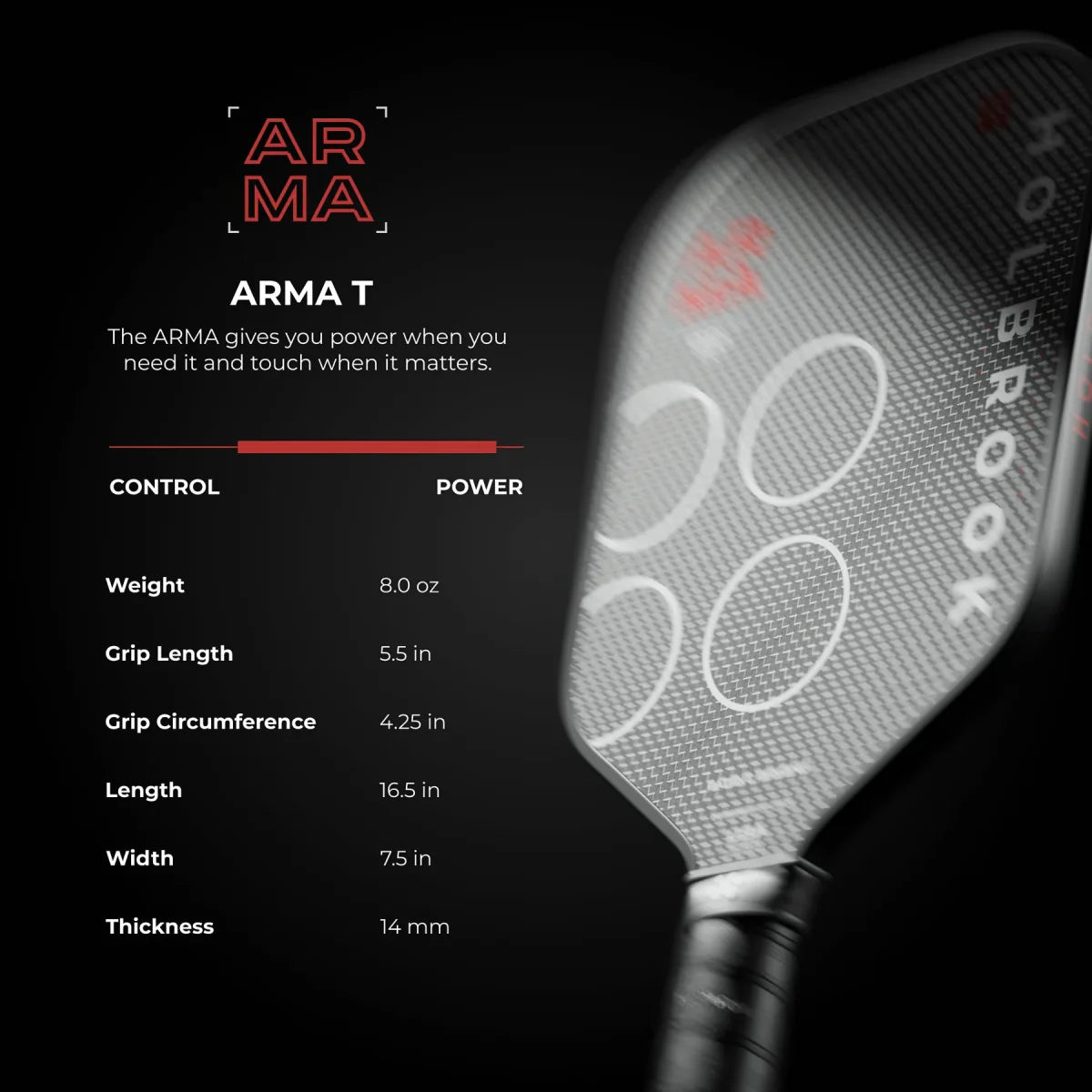 HOLBROOK Arma T Metallic 14mm