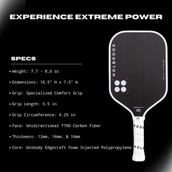 HOLBROOK POWER PRO - E Pickleball Paddle