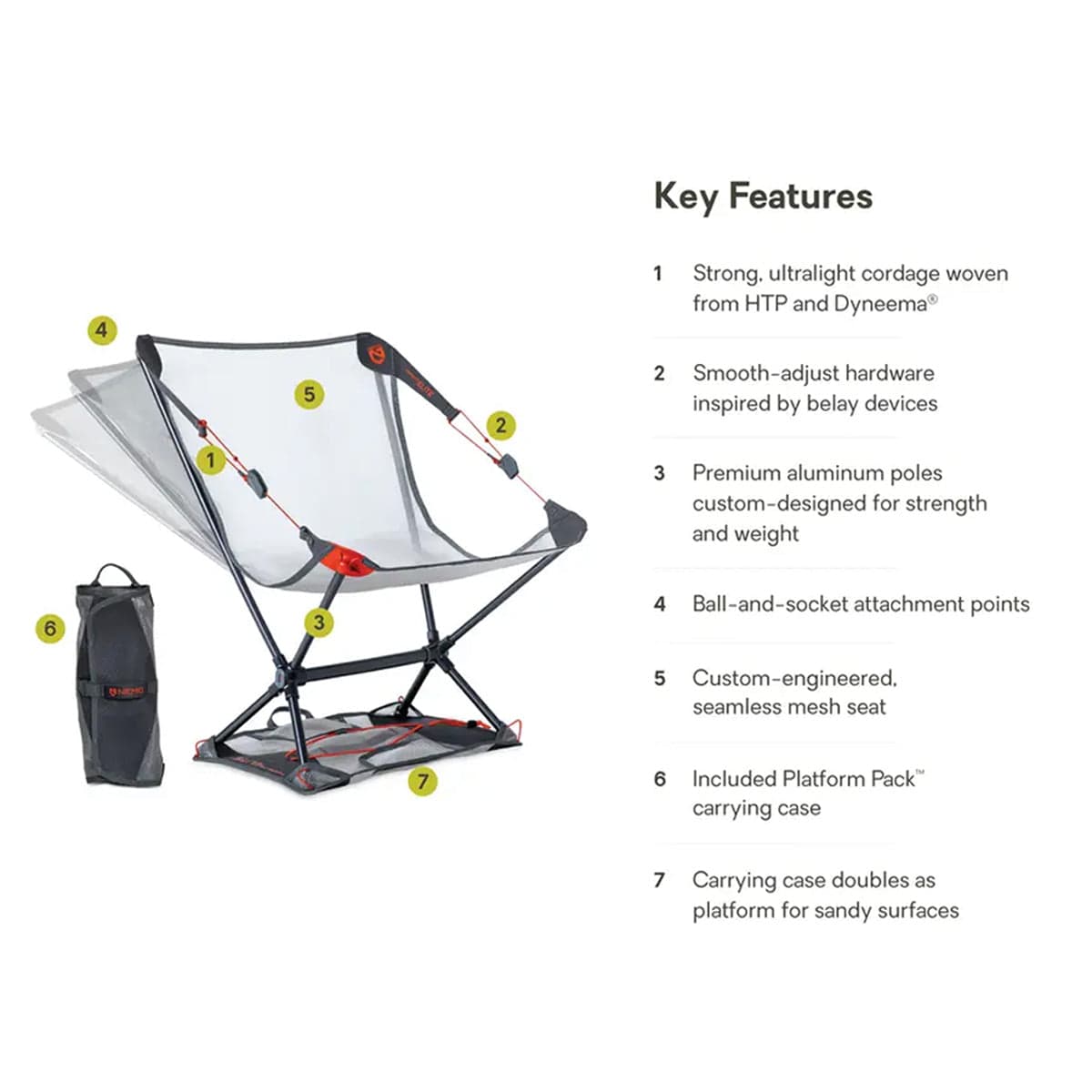 NEMO Equipment Moonlite Elite Reclining Camp Chair