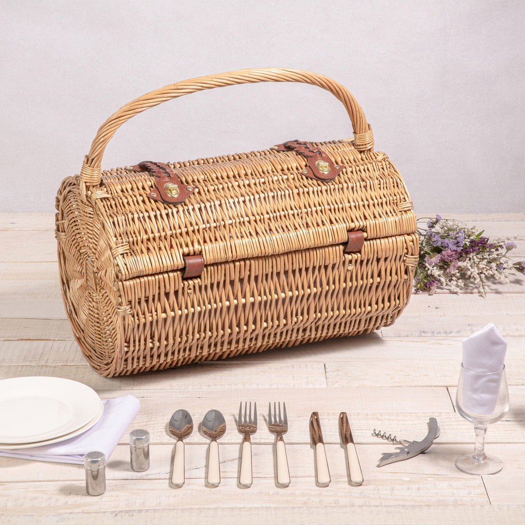 Barrel Picnic Basket by Picnic Time Family of Brands