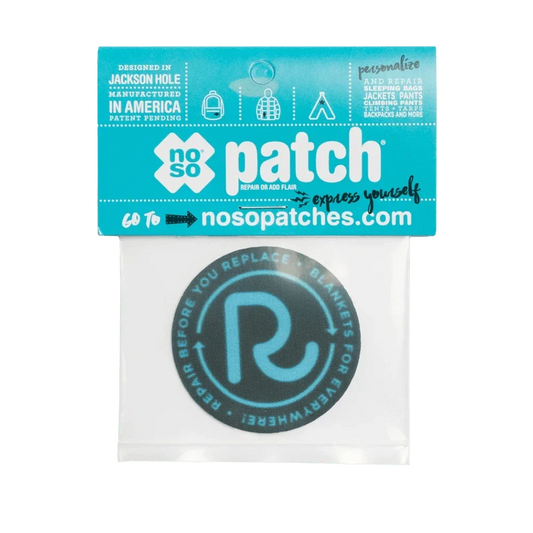 NOSO Repair Patch - Rumpl Blue Logo