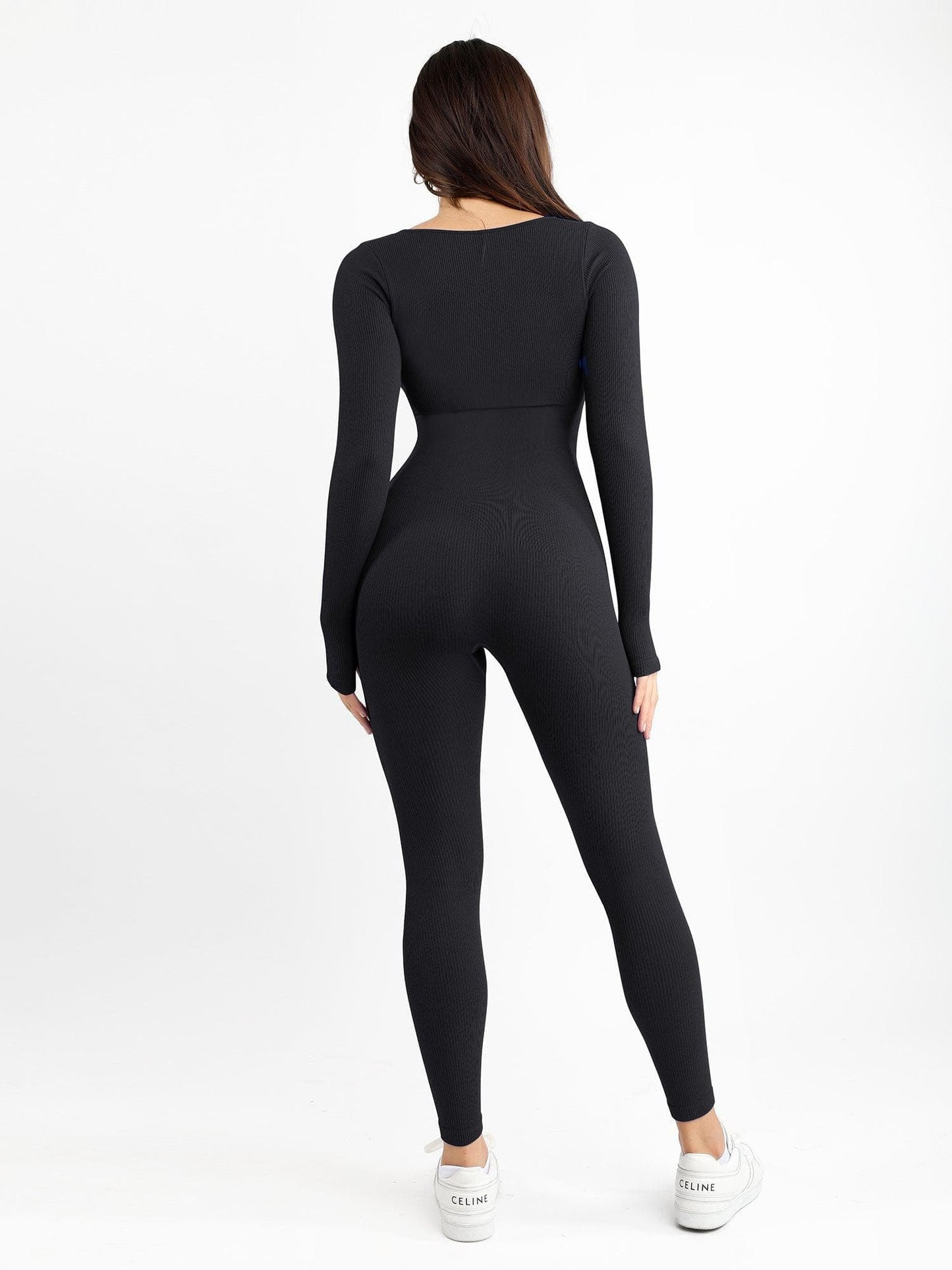 【🔥Big Sale🔥】Shapewear Seamless Square Neck Workout Jumpsuit or Romper