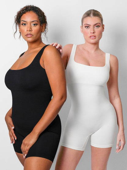 【🔥Big Sale🔥】Shapewear Seamless Square Neck Workout Jumpsuit or Romper