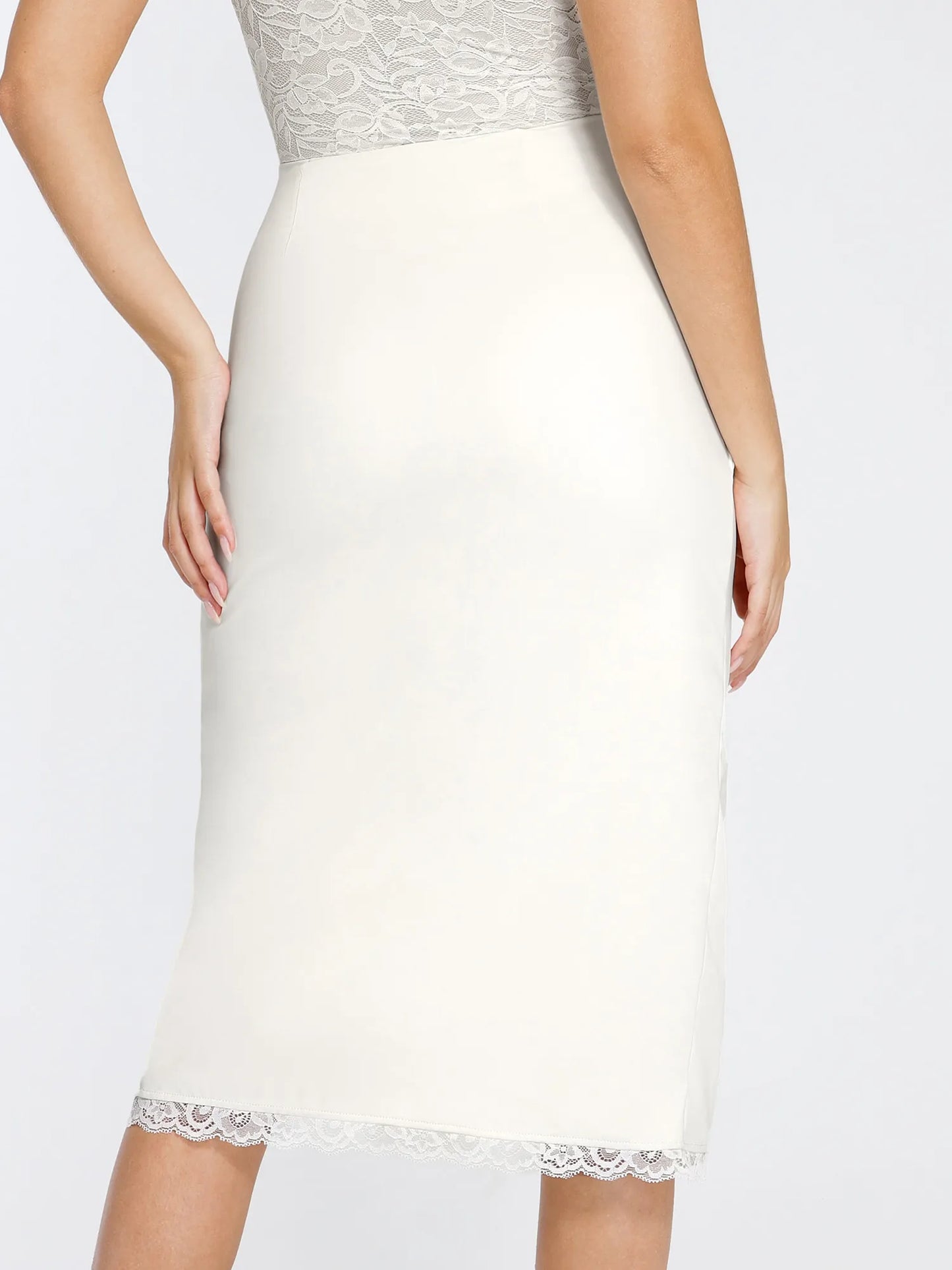 【🔥Big Sale🔥】Shapewear Sculpting Lace Bodysuit or Midi Skirt or Shrug
