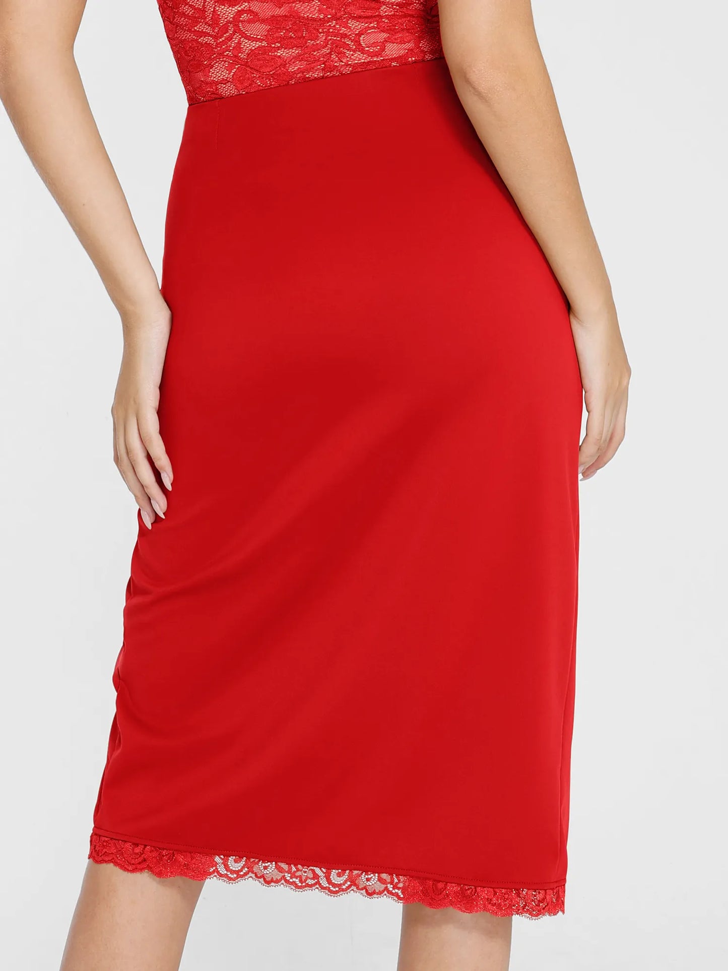 【🔥Big Sale🔥】Shapewear Sculpting Lace Bodysuit or Midi Skirt or Shrug