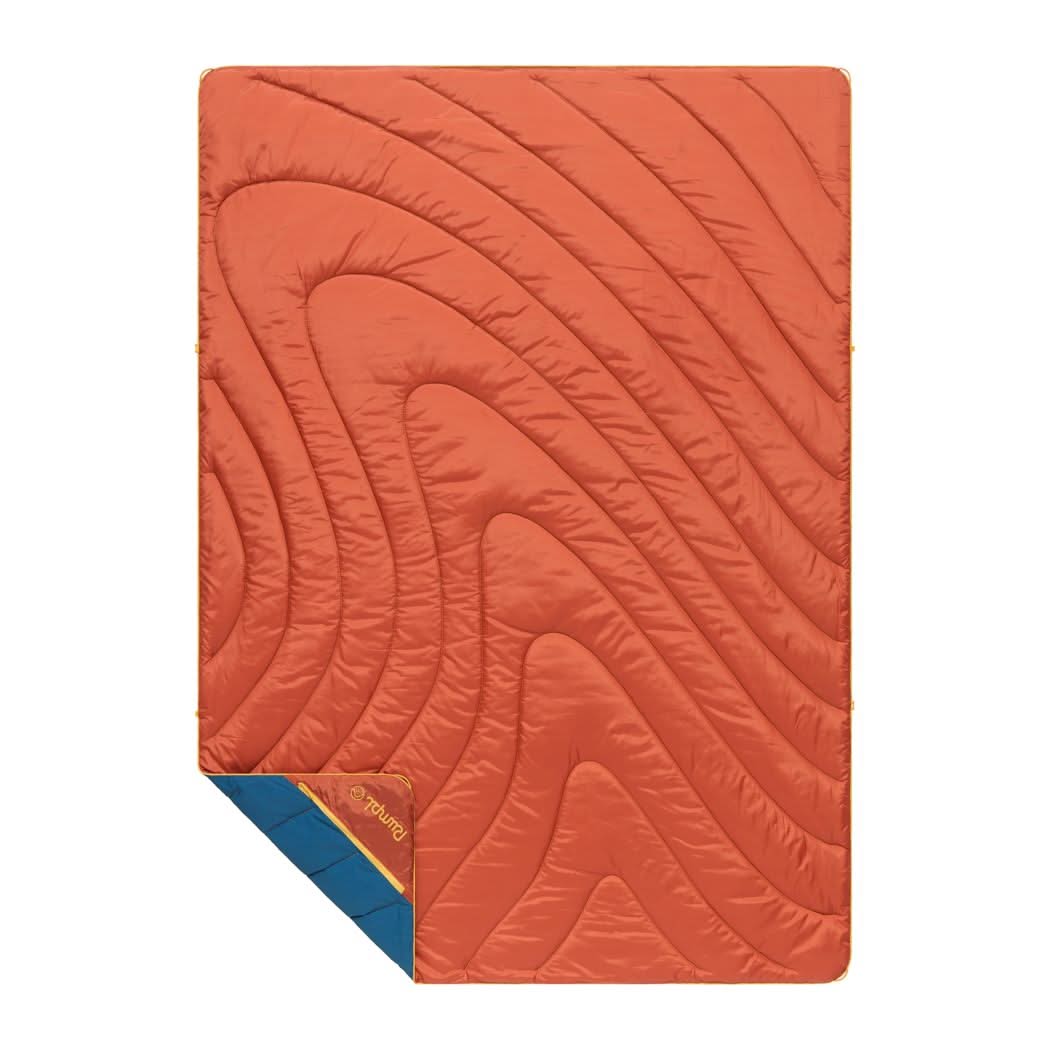 Flame Puffy Blanket - Deep Ember