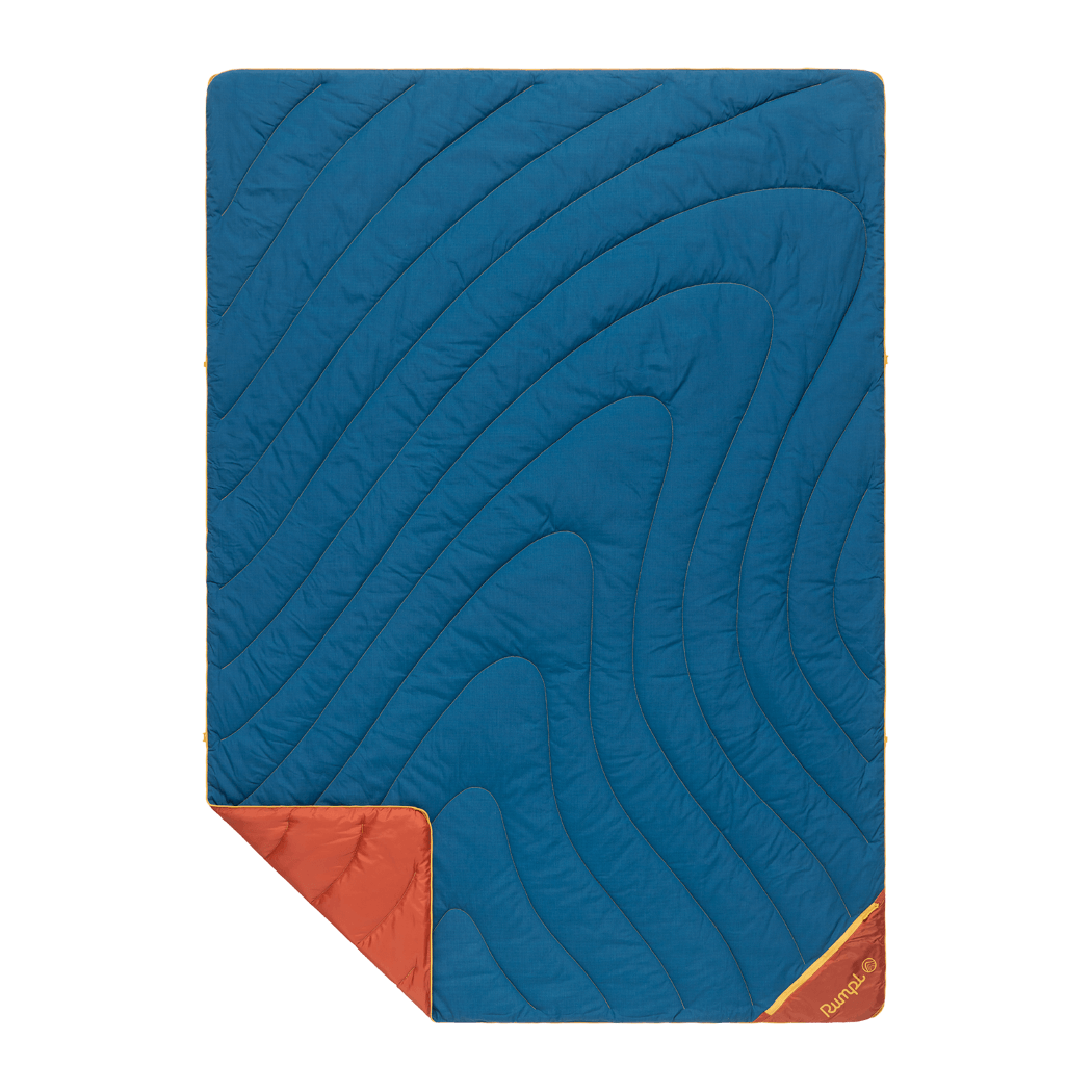 Flame Puffy Blanket - Deep Ember
