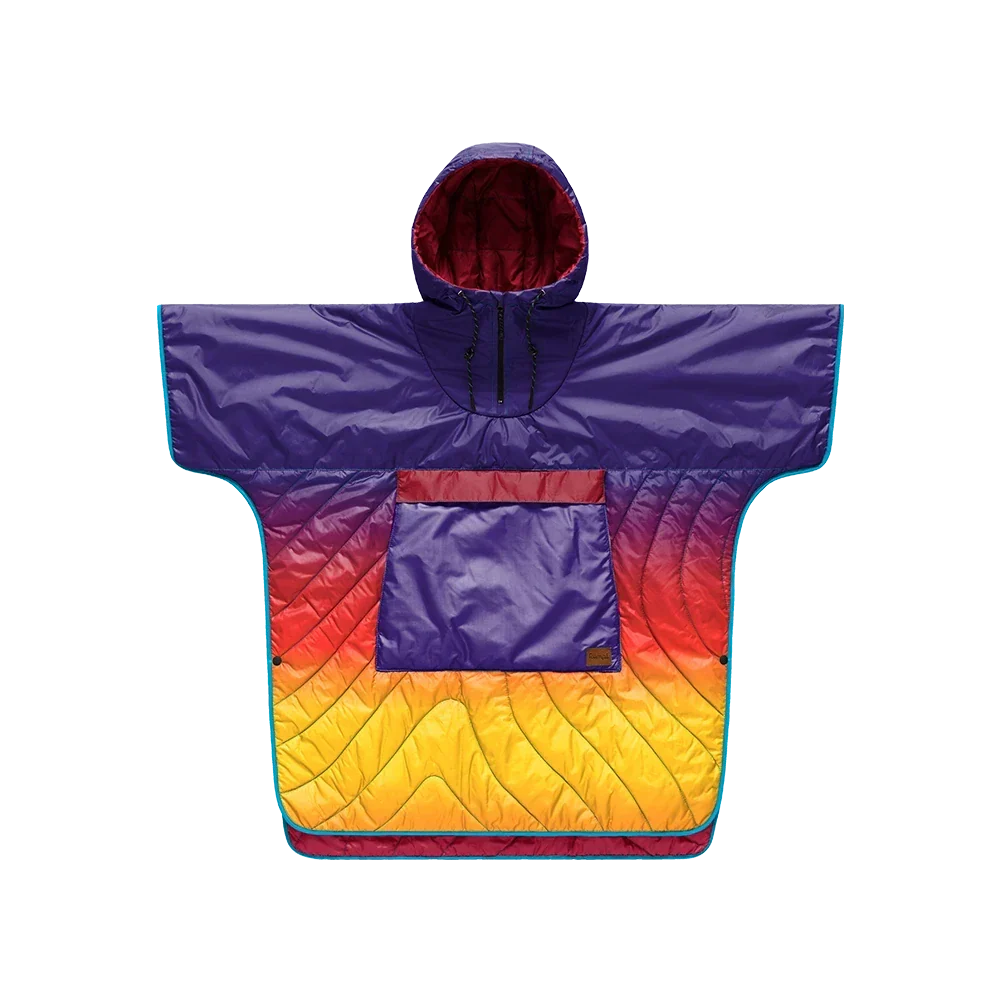 Original Puffy Poncho - Pyro Fade