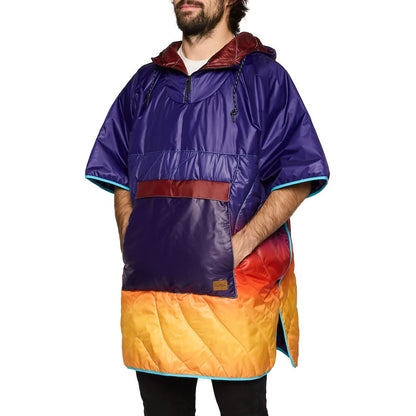 Original Puffy Poncho - Pyro Fade
