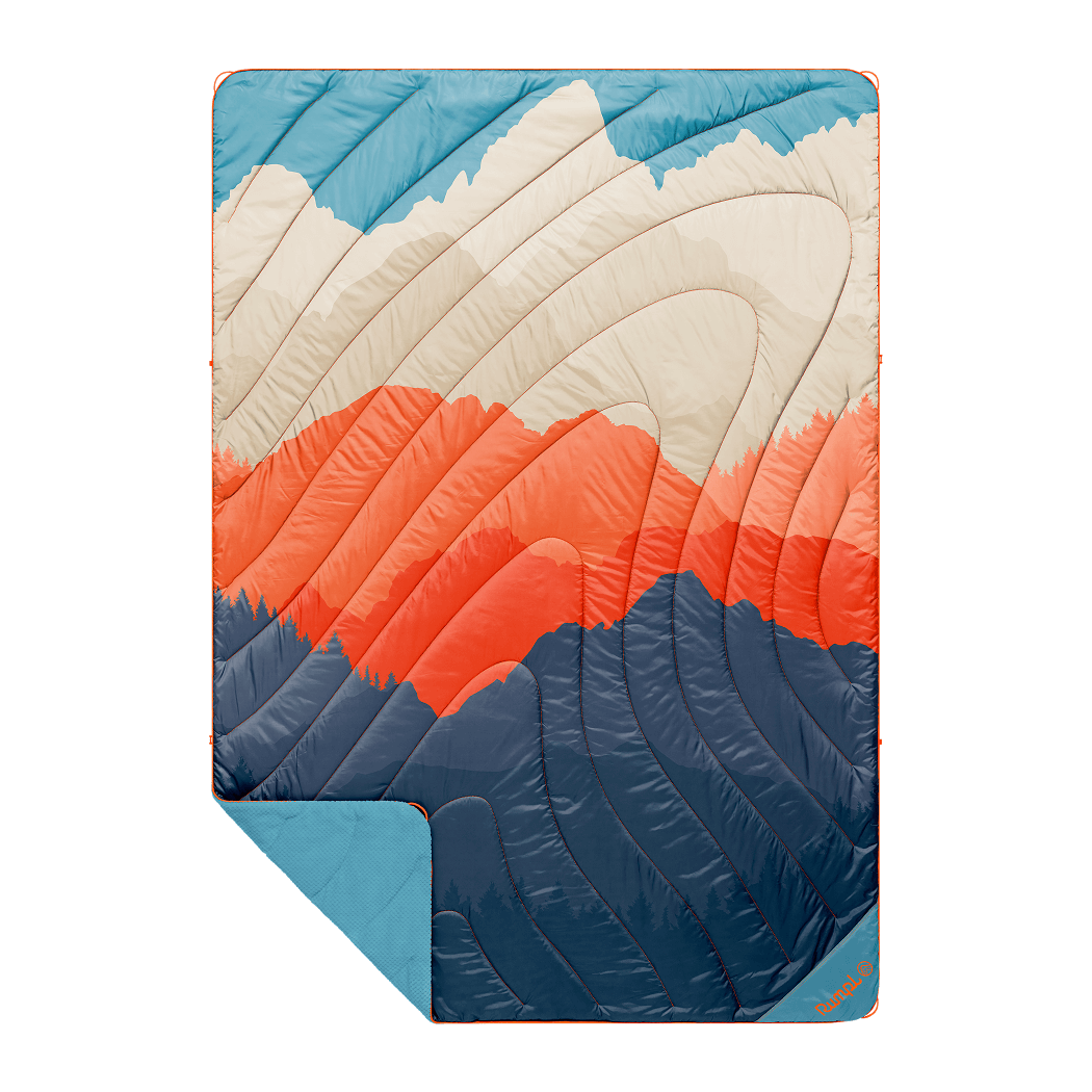 Fleece Puffy Blanket - Teton Glow