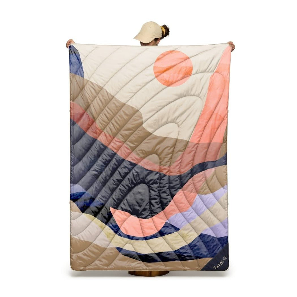 Fleece Puffy Blanket - Valley Dawn