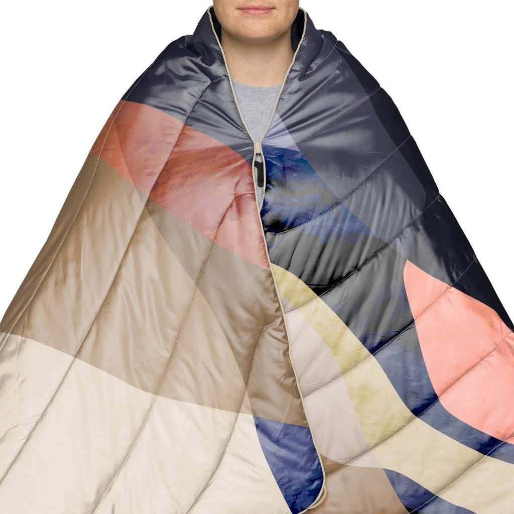 Fleece Puffy Blanket - Valley Dawn
