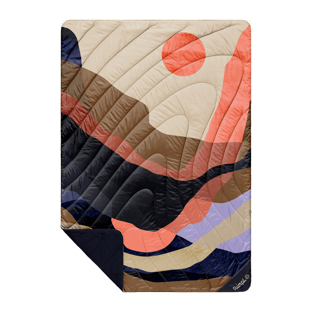 Fleece Puffy Blanket - Valley Dawn