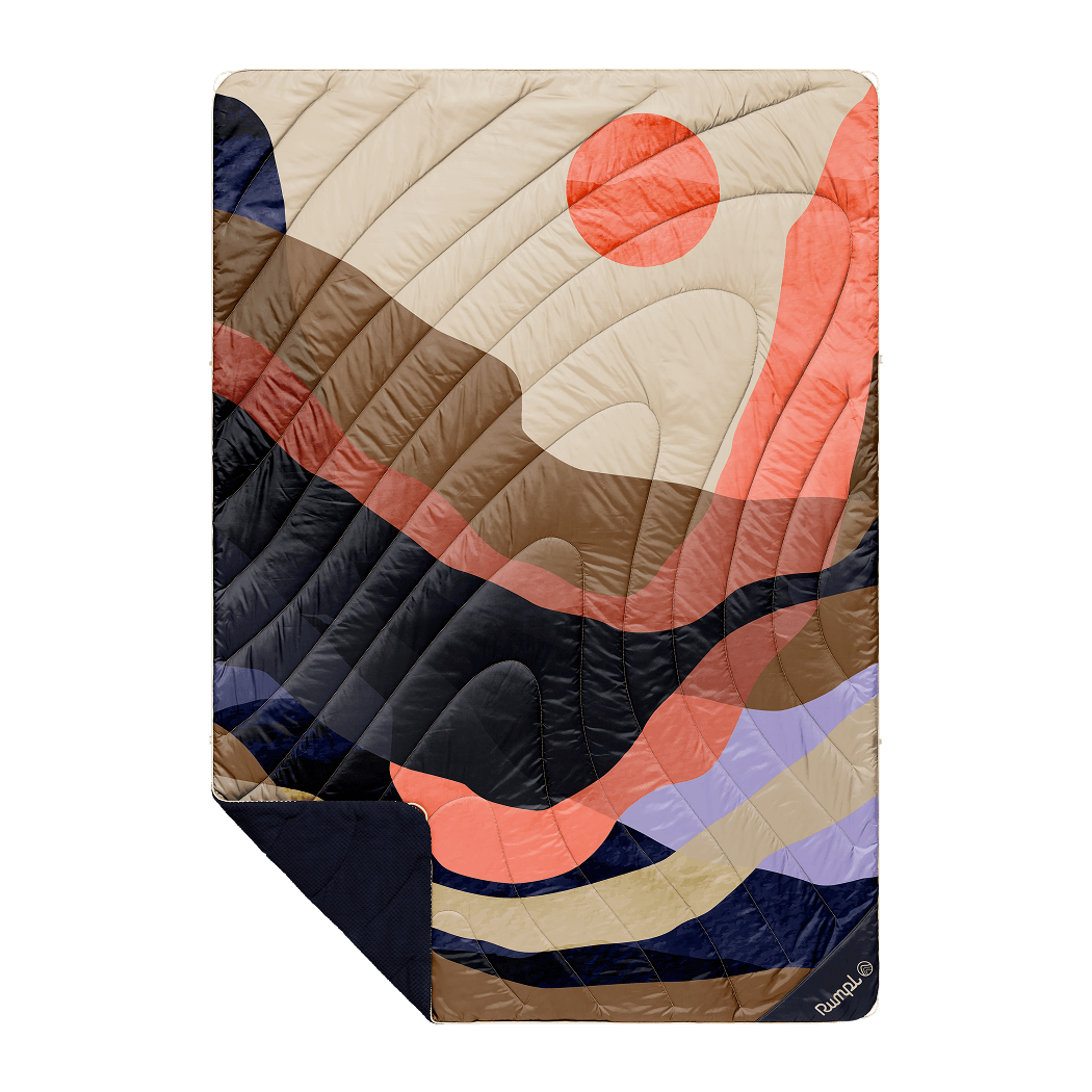 Fleece Puffy Blanket - Valley Dawn