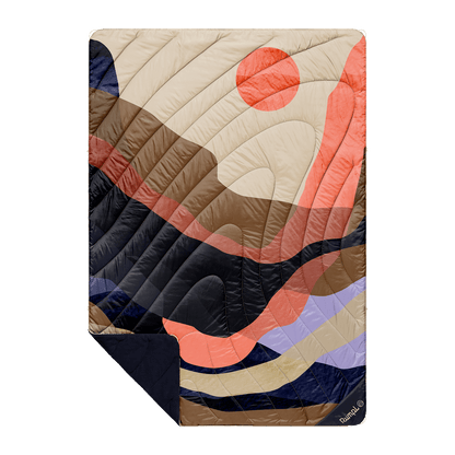 Fleece Puffy Blanket - Valley Dawn