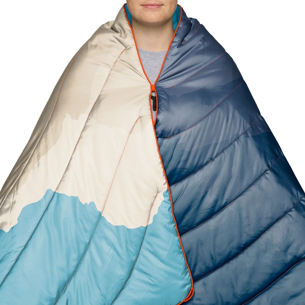 Fleece Puffy 2 Person Blanket - Teton Glow