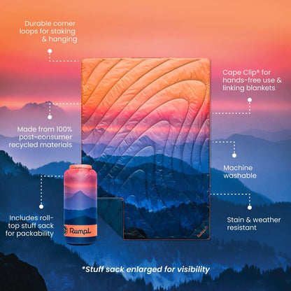 Original Puffy Blanket - Alpenglow