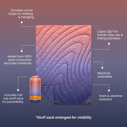 Original Puffy Blanket - Dusk Fade