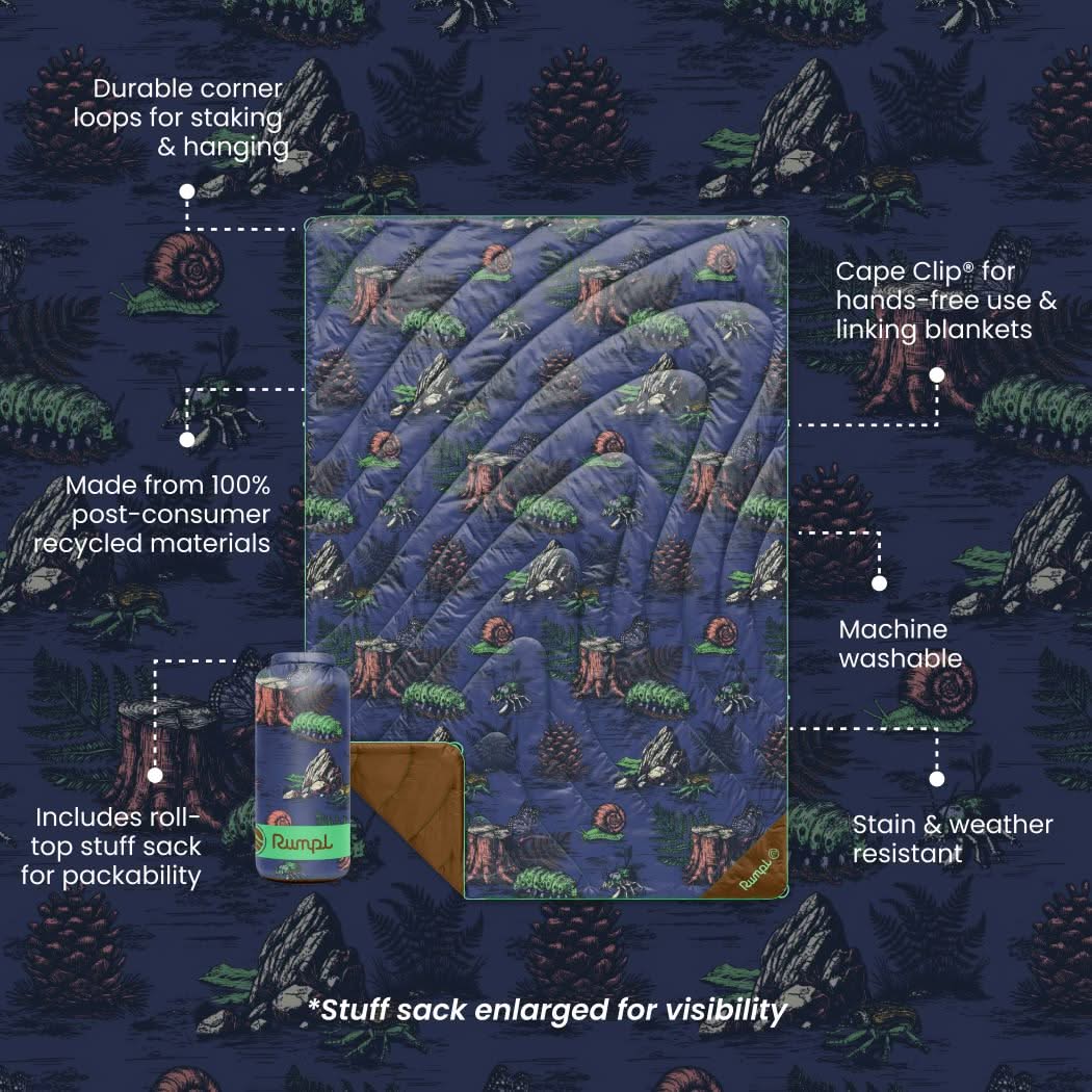 Original Puffy Blanket - Forest Floor
