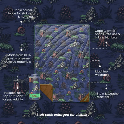 Original Puffy Blanket - Forest Floor