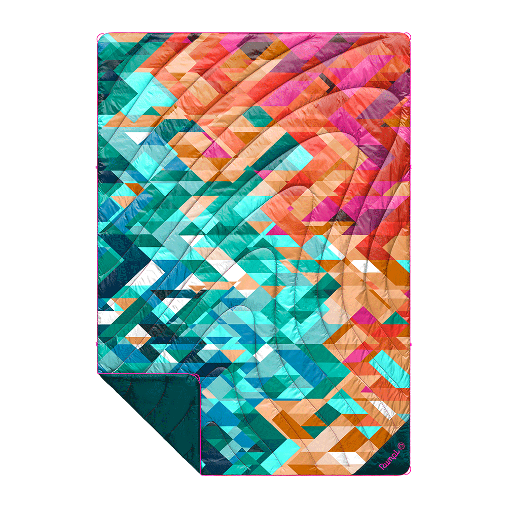 Original Puffy Blanket - Geo Cool