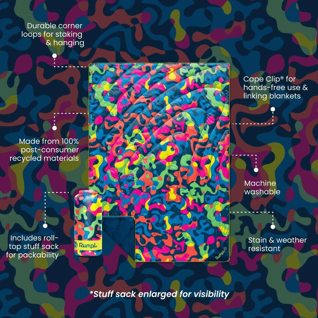 Original Puffy Blanket - Hyper Abstraction