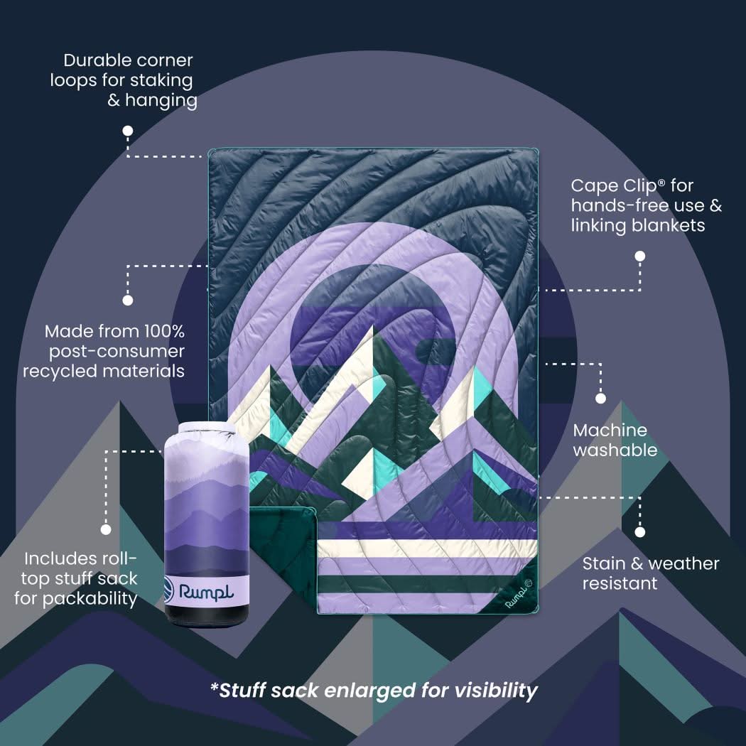 Original Puffy Blanket - Lavender Peak Eclipse