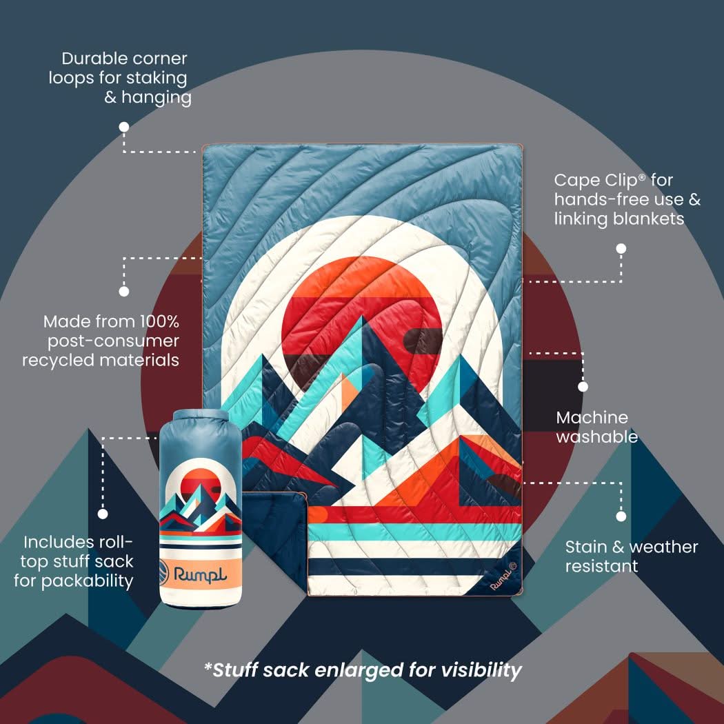 Original Puffy Blanket - Radiant Peak Eclipse