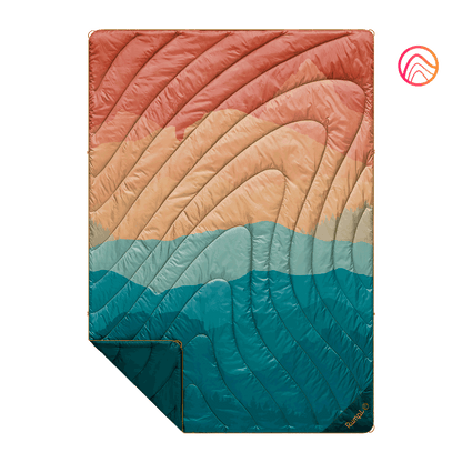 Original Puffy Blanket - Rocky Mountain Sunset Fade