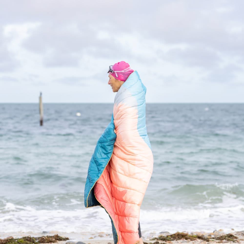 Original Puffy Blanket - Rocky Mountain Sunset Fade
