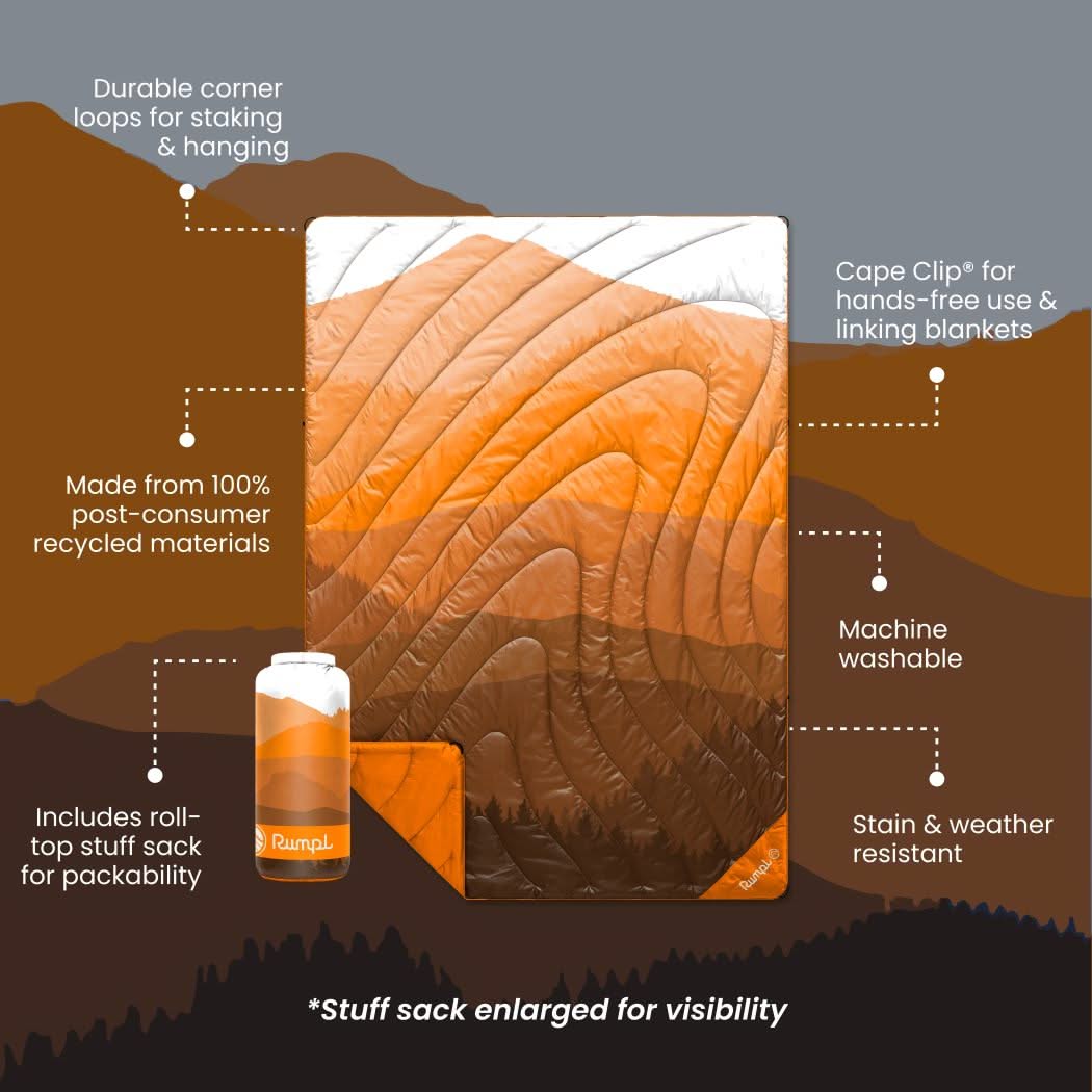 Original Puffy Blanket - Rocky Top Mountain Fade