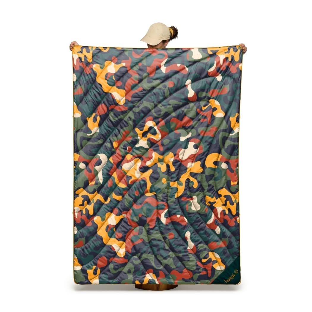 Original Puffy Blanket - Rustic Abstraction