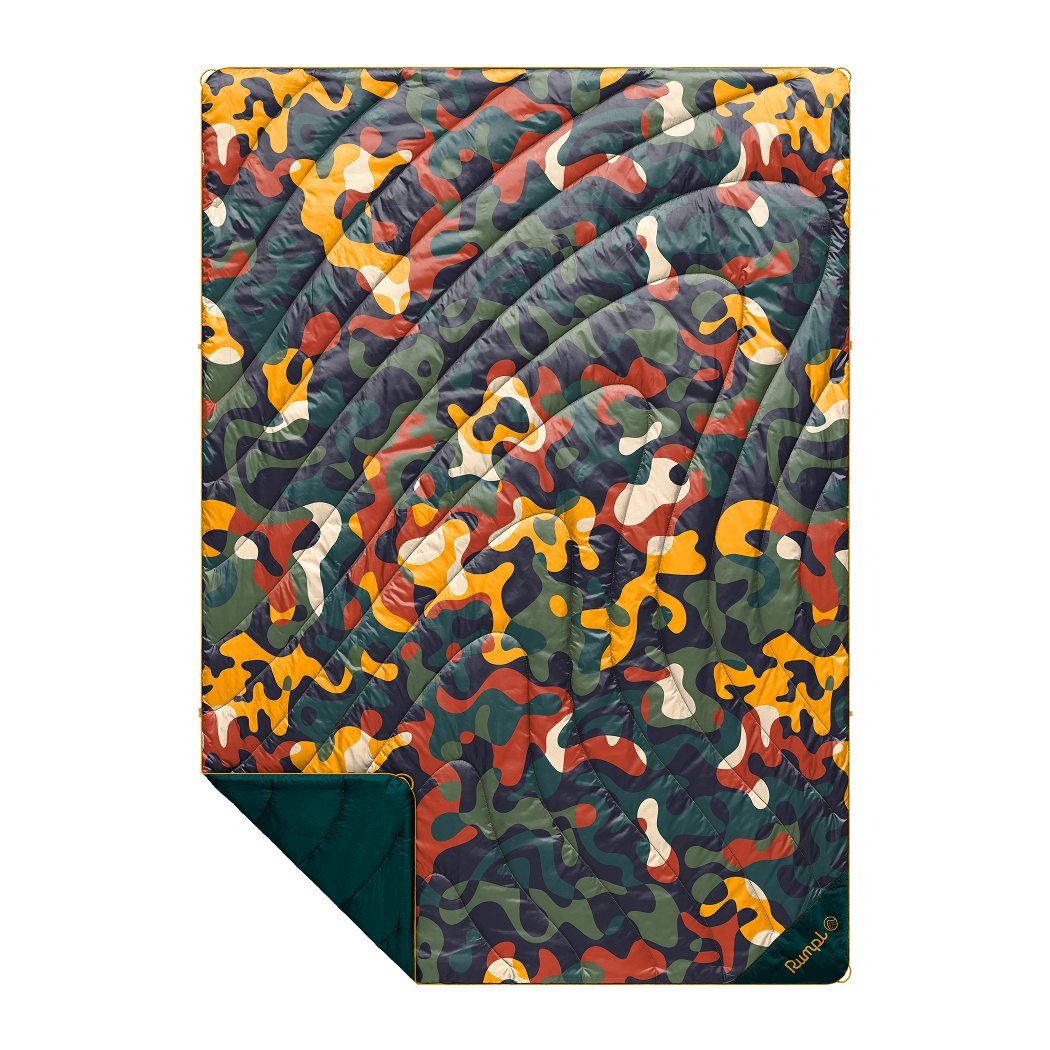 Original Puffy Blanket - Rustic Abstraction