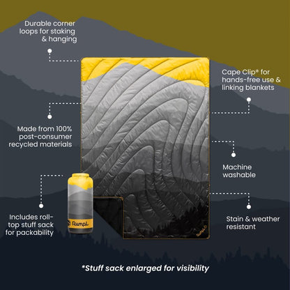 Original Puffy 2 Person Blanket - Boone Ridge Fade