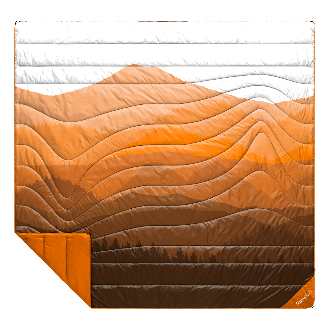 Original Puffy 2 Person Blanket - Rocky Top Mountain Fade