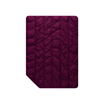 Travel Puffy Blanket - Plum