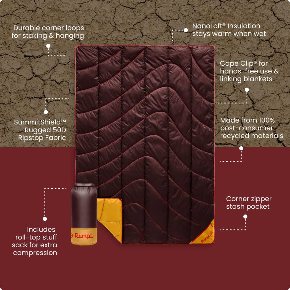 Backcountry Puffy Blanket - Redwood