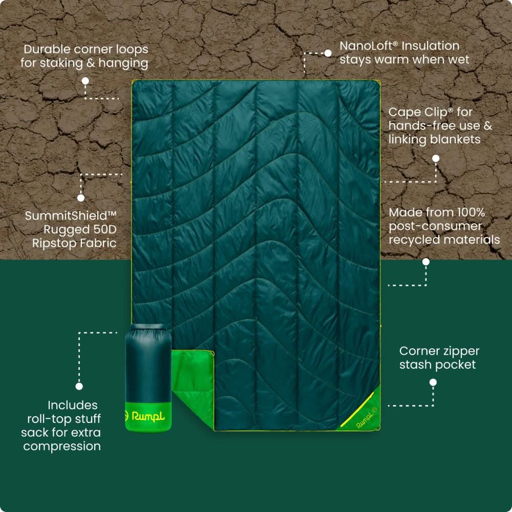 Backcountry Puffy 2 Person Blanket - Sea Moss