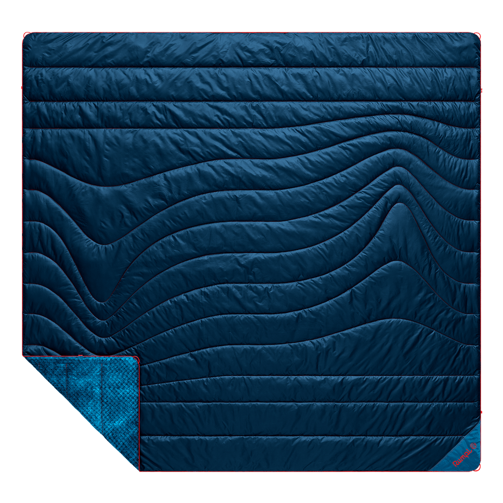 Fleece Puffy 2 Person Blanket - Deepwater