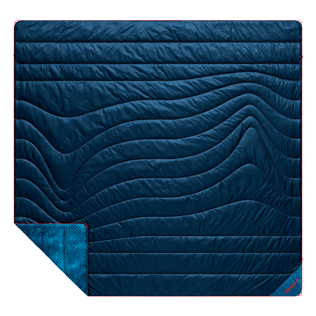 Fleece Puffy 2 Person Blanket - Deepwater
